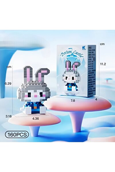 Dek Toy Store Bricks Premium Seri Yeni Stil Nick Wild - Judy Hopps Zootropolis Figür3d Puzzle Yapboz Hediye Hobi