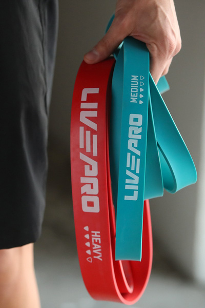 LIVEPRO LP8410-M Bandă de exercițiu cu elasticitate medie