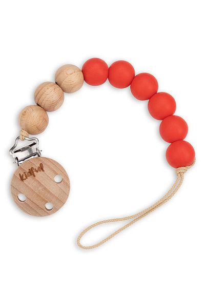 Kidful Bead Pacifier Strap - Strawberry