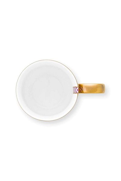 Pip Studio Porcelain mug, Pip Studio, Stripes Yellow, 350ml, Pip Chique collection