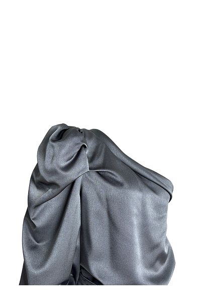 KAMEYA One Shoulder Anthracite Blouse
