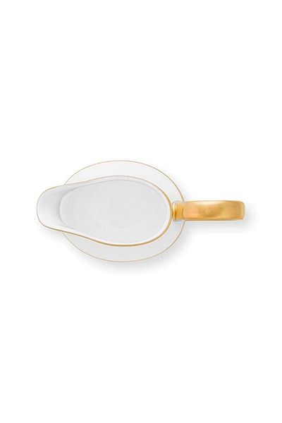 Pip Studio Porcelain milk jug, Pip Studio, Stripes Yellow, 260ml, Pip Chique collection