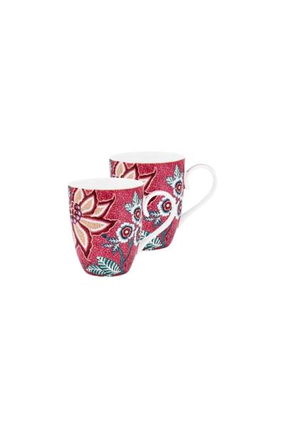 Pip Studio Set 2 cani din porțelan, Pip Studio, 350ml, colecția Flower Festival