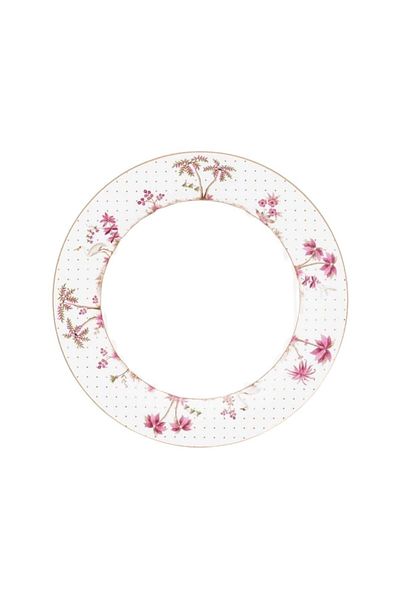 Pip Studio Porcelain Plate, , Dots Gold Pink, 26.5 Cm, ​​Jolie Collection