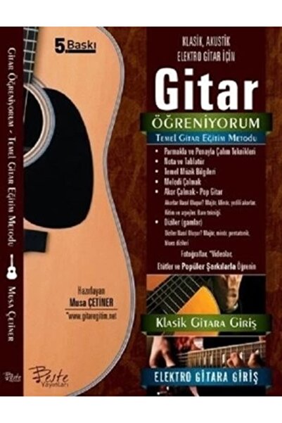 Beste Yayınları Gitar Öğreniyorum – Temel Gitar Eğitim