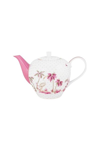 Pip Studio Porcelain teapot, Pip Studio, Dots Gold Pink, 1600 ml, Jolie collection