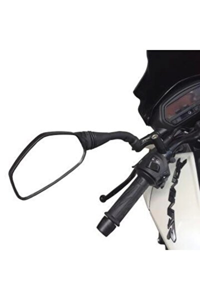 GP KOMPOZİT Bajaj Pulsar Ns 200 2011-2022 Uyumlu Ayna Genişletme Siyah