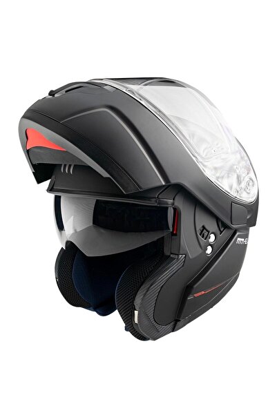 Genel Markalar Kask Atom Sv Solid Matt Black Çene Açılır Kask