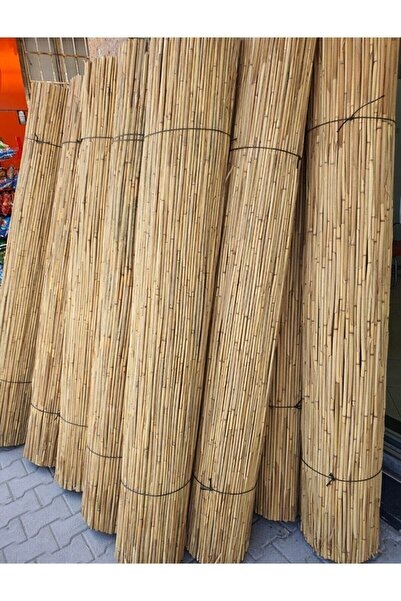 Ersa Hediyelik Misinalı Ipli Yükseklik 2 Metre En 5 Metre Kamış Hasır Çit Bah...