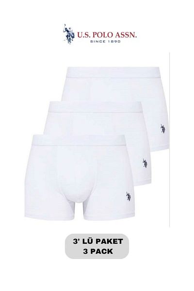 U.S. Polo Assn. Άνδρας, Αδειοδοτημένος, USPA, Σετ Boxer 3 τεμαχίων (Κουτί)