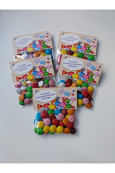 Lilamor 5 Adet Bayram Hediyesi Bonibon Şeker, Bonibon Çikolata