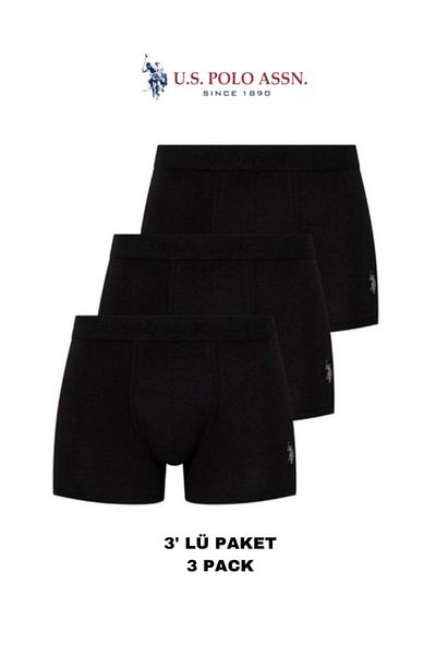 U.S. Polo Assn. Άνδρας, Αδειοδοτημένος, USPA, Σετ Boxer 3 τεμαχίων (Κουτί)