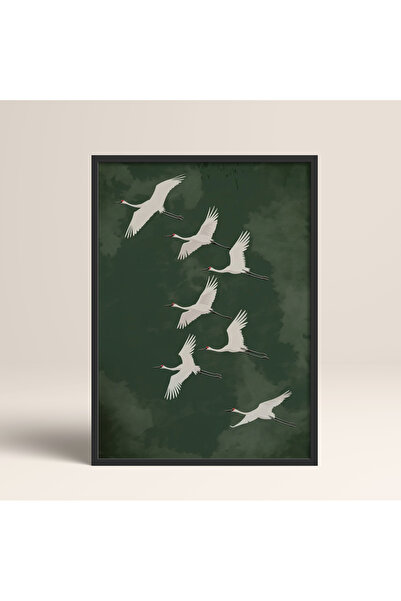HOMEPACK Tekli Ahşap Çerçeveli Tablo Tek Parça Poster Tablo TK/1396