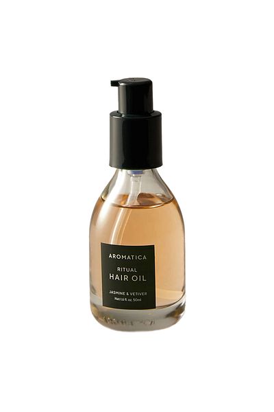 Aromatica 50ml Ritual Hair Oil - Jasmine & Vetiver Vegan Hair Care Oil