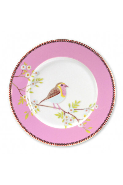 Pip Studio Porcelain plate, Pip Studio, Pink, 21cm, Early Bird collection
