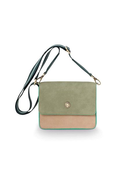 Pip Studio Geantă verde crossbody, 19x6x16 cm, colecția UNI, Pip Studio