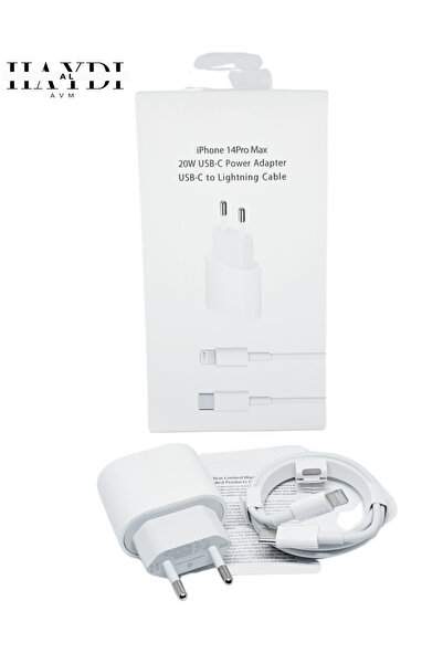 haydi al avm 20w Iphone Tüm Serilerle Uyumlu Hızlı Şarj Aleti Adaptör Kablo P...