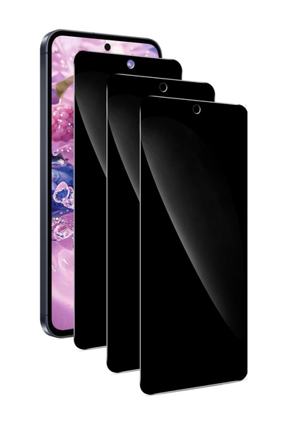 aheaks Samsung Galaxy A56 5G Hayalet Ekran Koruyucu Nano Cam - Kamera Kısmı Açık