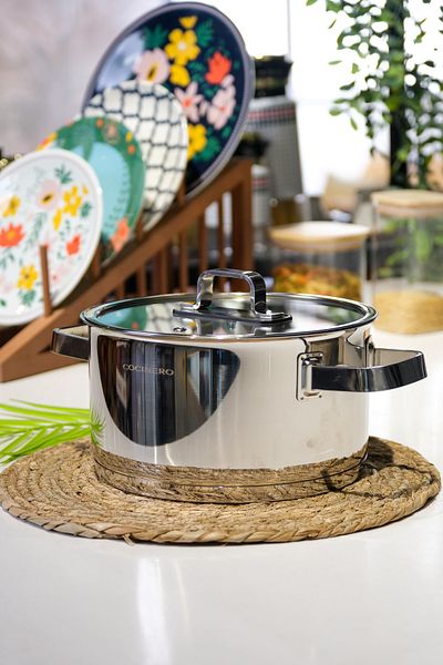 COCİNERO 2090 Gloss Premium Steel Single Pot 18 cm