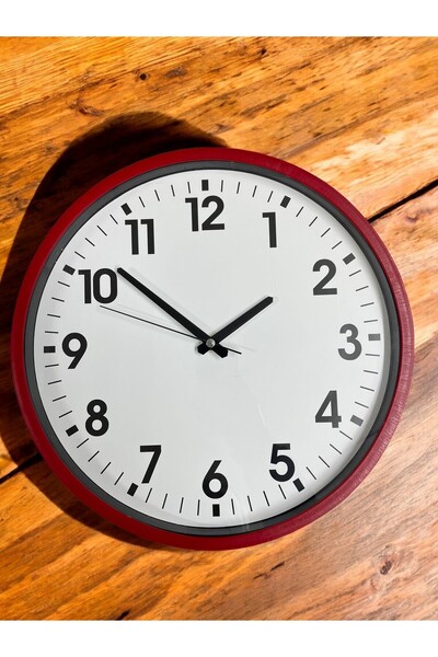 Platin Saat 36cm Classic Wall Clock