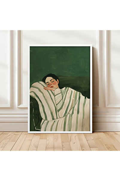 HOMEPACK Single Wooden Framed Painting One Piece Poster Painting Tk/1393