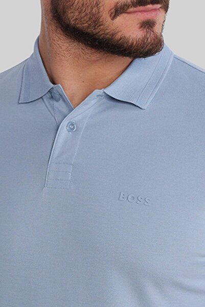 Hugo Boss Slim Fit Polo Erkek T-shirt Mavi