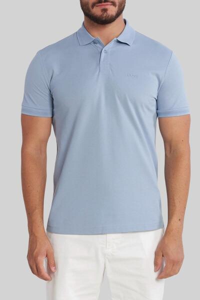Hugo Boss Slim Fit Polo Erkek T-shirt Mavi