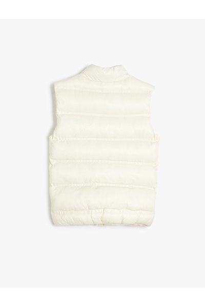 Koton New Season Puffer Vest Stand Collar Zippered Pocket
