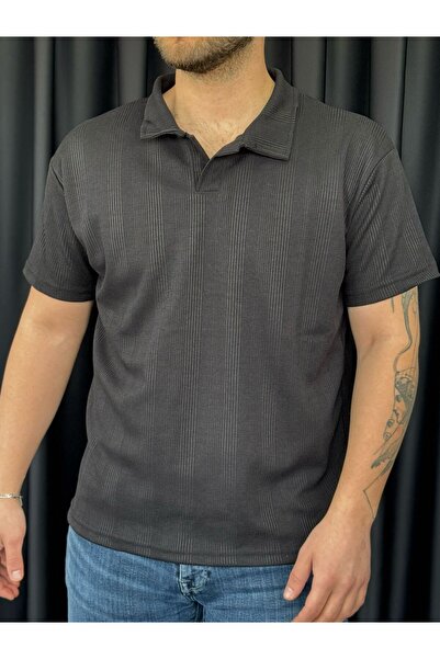 Altamira Ανδρικό μπλουζάκι με μαύρο κυψελωτό γιακά πόλο