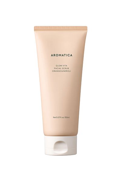 Aromatica Glow Vita - Orange and Neroli Aroma 150ml Refreshing Vegan Vitamin and Clay Scrub
