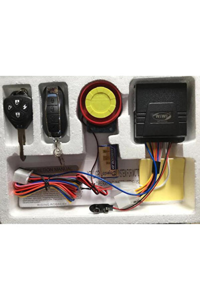 Folveit Motosiklet Alarm Ve Çalıştırma Seti Motosiklet Uzaktan Kumanda Alarm ...