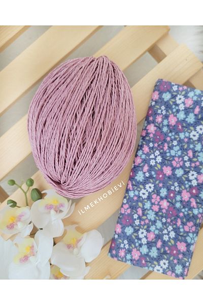 ilmekhobievi Lilac Color Soft Mesh Floss Paper 100Gr (1 Piece) 100% Papir