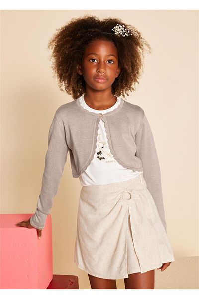 MAYORAL Girl's Cardigan Riaz Vig 0332 Model for Safe Expeditions with Intelligent Driver System (Ai Dvs)