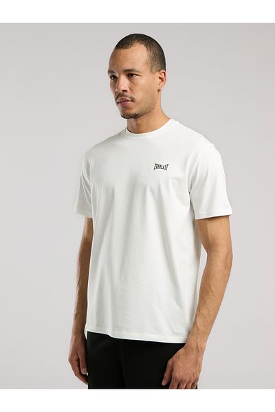 EVERLAST Ανδρικό μπλουζάκι Ever Essentials Basic Regular Λευκό