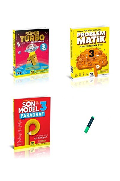 Model Eğitim Yayınları 3. Sınıf Süper Turbo Tüm Dersler Problemmatik ve Son M...