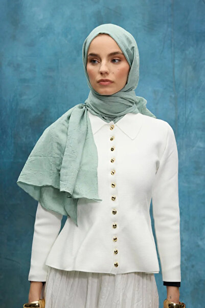 cs camellia scarf Μπαμπού Κράσ Σάλι - Μέντα