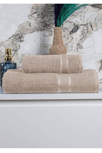 Mira Home Women / Men 100% Cotton Shower Bath Towel Set 2 Pieces 90X140 cm Mh01172