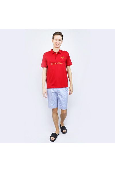 Giordano Men's Liquid Touch Badge Polo