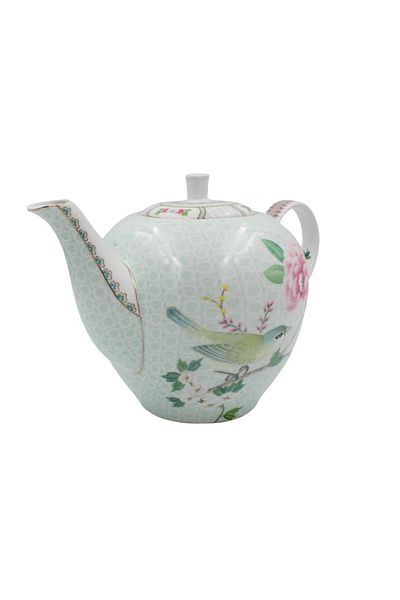 Pip Studio Ceainic din porțelan, Pip Studio, White, 1.6l, colecția Blushing Birds