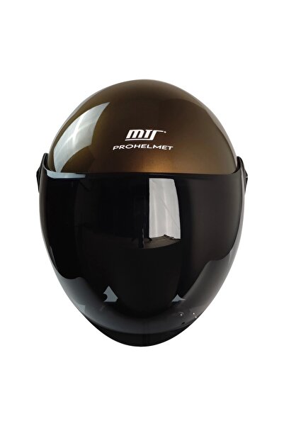 MTS KASK MTS FX-101 PARLAK KAHVE ÇENESİZ