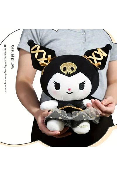 SANRIO Kuromi Hello Kitty Special Series Sanrio 25 cm Plush Toy Sanrio Kuromi Plush Gift Toy
