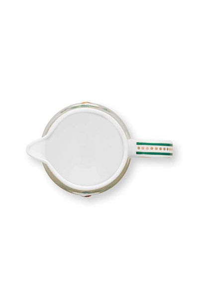Pip Studio Porcelain milk jug, Pip Studio, Emerald-Green, 270ml, Love Birds collection