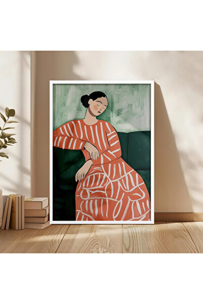 HOMEPACK Single Wooden Framed Painting One Piece Poster Painting Tk/1394