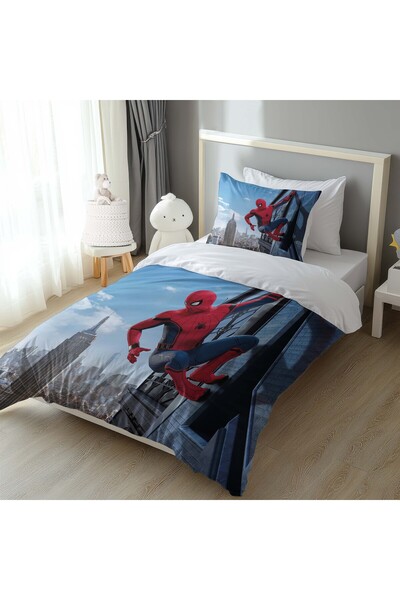 Şen Dekorasyon Spiderman Kids Bedding Set