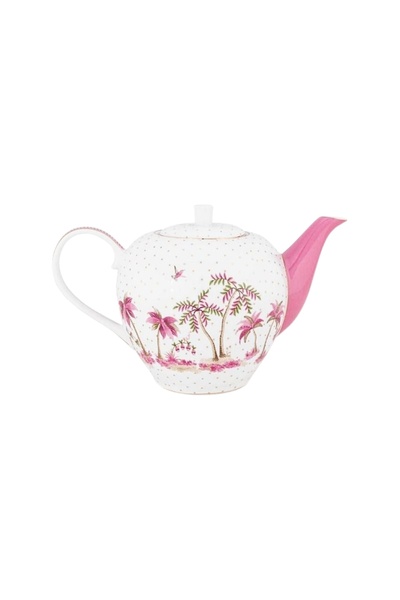 Pip Studio Porcelain teapot, Pip Studio, Dots Gold Pink, 1600 ml, Jolie collection