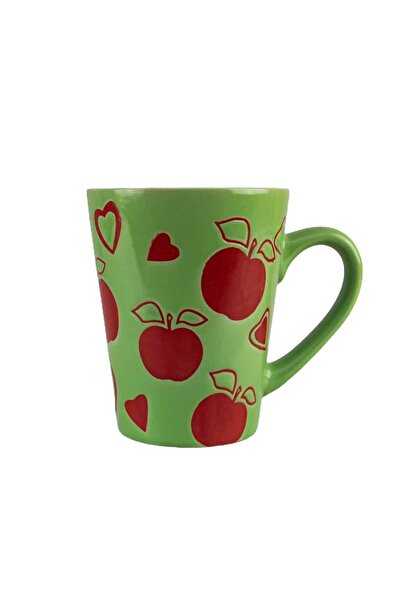Cesiro Mug 270 ml White/Green with apples