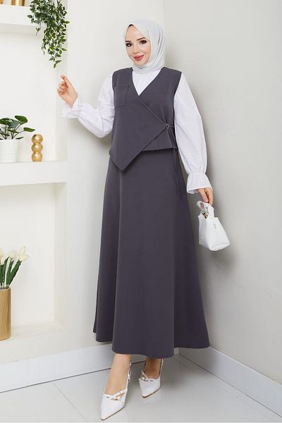 Maystore Rope Binding Vest and Skirt Set