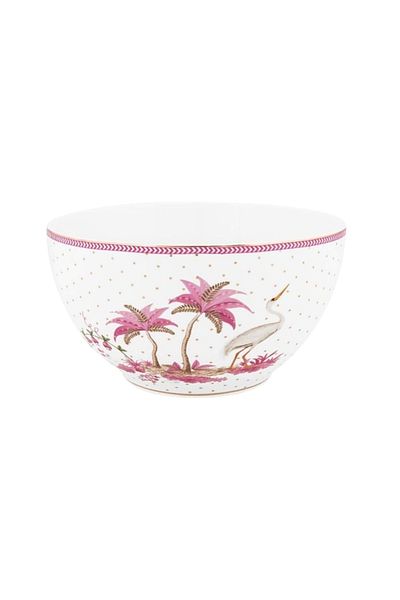 Pip Studio Bol din porțelan, Pip Studio, Gold Pink, 18 cm, colecția Jolie