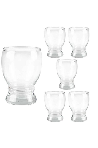 Cesiro Set of 6 290 ml glasses with small glass stem, Cesiro