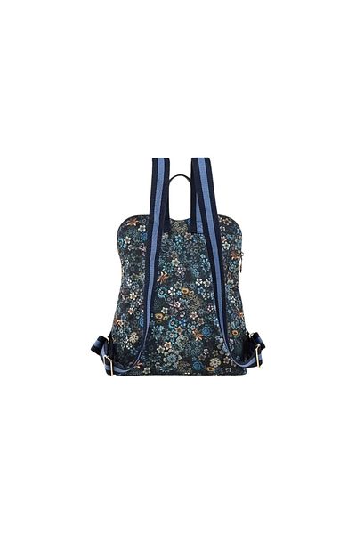 Pip Studio Rucsac Finlee damă, Pip Studio, Blue, 28x11x36 cm, colecția Tutti i Fiori
